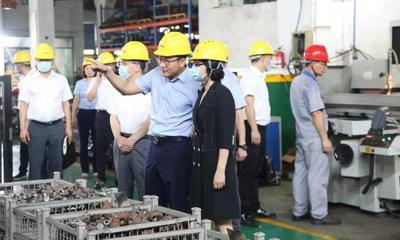 永嘉縣委書記王彩蓮到紐頓開展泵閥產業專項調研